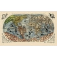 thumbnail image 2 of Forlani 14x10 White Modern Wood Framed Museum Art Print Titled - World - Forlani 1565, 2 of 4