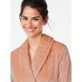 thumbnail image 2 of Joyspun Women's Plush Sleep Robe, Size S to 3X, 2 of 5