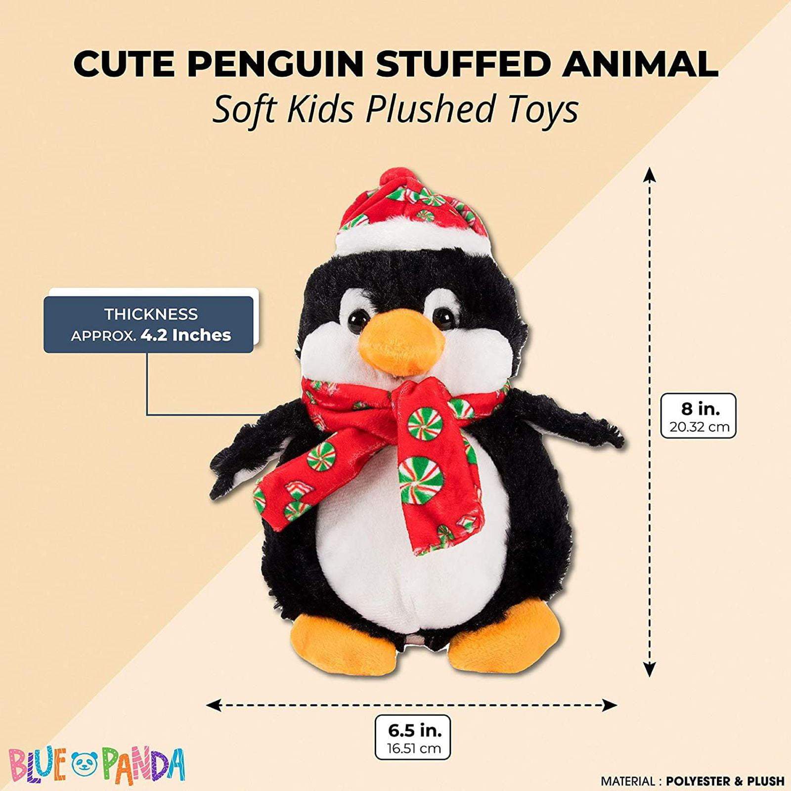 Cute 8" Penguin Kids Plush Toy Stuffed Animal Soft Toys Doll Xmas Gift NEW HOT 