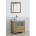 thumbnail image 3 of Vanity Art 30" Single Sink Freestanding Bathroom Vanity Set with Engineered Marble Top and Mirror, 3 of 9