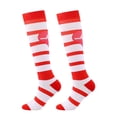 thumbnail image 3 of CAIXIA Compression Socks For Nurses Men Women (15-20mmHg) –Compression Socks for Flying, Medical, Sports, Wide Calf Fit, Skiing, and Daily Wear,Red, 3 of 3