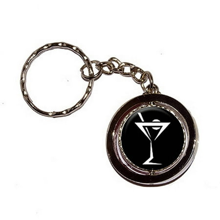 Martini Lemon Drop Cosmo Drink Cocktail Key Chain Keychain