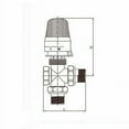 thumbnail image 4 of Thermostat Radiator Control Valve 3 way Tee Type Brass Value DN20 DN25 PPR Automatic Thermostatical Control Valve Water Heating, 4 of 5