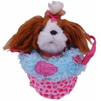 Pucci Pups Flopeez Shih Tzu Puppi Dog Plush Stuffed Pal 7 Pcs