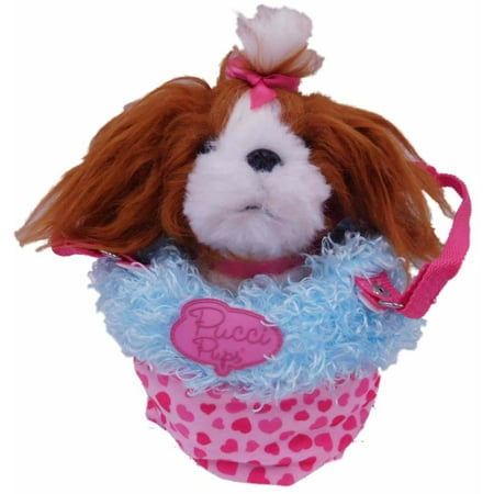 Pucci Pups Flopeez Shih Tzu Puppi Dog Plush Stuffed Pal 7 Pcs - Walmart.com
