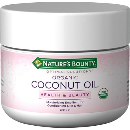 Nature's Bounty Optimal Solutions Health & Beauty Organic Coconut Oil, 7 (Best Coconut Oil Brand For Stretch Marks)