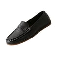 thumbnail image 3 of Nestiefly Women's Comfortable & Lightweight Penny Loafers Slip-Ons Business Casual Dress Shoes Work Office Flat Walking Shoes for Women Black 40, 3 of 9