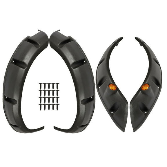 LABLT Fender Flares Front and Rear for EZGO RXV Gas and Electric Golf Cart 2008-2015