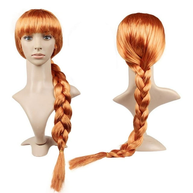 Peluca de cosplay NikouMX figura de película trenzada larga