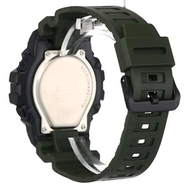 Casio Men's Digital World Time Watch, Green 
