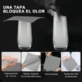 thumbnail image 3 of 4 Piezas Tapón de Silicona para Desagüe de Suelo, Tapa Coladera Cuadrada, Alfombrilla Antiolor, Tapón de Desague de Ducha, Cubierta Desodorizante de Alcantarillado, Tapones de Drenaje (Gris), 3 of 4