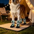 thumbnail image 6 of 4 Pcs Waterproof Dog Shoes with Reflective Straps, Breathable Non-Slip Boots for Large Dogs, Paw Protection for Daily Walking, 6 of 6