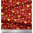 thumbnail image 3 of Soimoi Poly Georgette Fabric Cocktail Summer Designs Print Sewing Fabric Yard 52 Inch Wide, 3 of 3