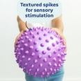 thumbnail image 5 of Fun and Function 8 inch Spiky Tactile Ball - Purple, 5 of 9