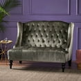 thumbnail image 6 of Modern Velvet Loveseat 50.25" W for Living Room, Waterproof & Durable, 6 of 24