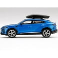 thumbnail image 2 of Lamborghini Urus with Roof Box Blue Eleos Metallic Limited Edition to 2400 pcs 1/64 Diecast Model Car by True Scale Miniatures, 2 of 4