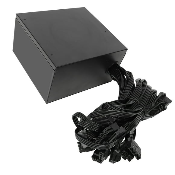Psu 700W Computer Power Supply Dual Core Platform for Win10 System Continuous Power Gaming PSU with 12cm Black Fan for ATX Case Desktop