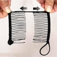thumbnail image 4 of Pinza para el pelo estilo banana elástica vintage, pinzas para el pelo estilo banana para mujer, para cabello grueso, pinzas para el pelo estilo banana elásticas, pinzas para el pelo estilo banana par, 4 of 6