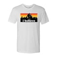 thumbnail image 2 of Wild Bobby I Believe Funny Retro Bigfoot Sasquatch Conspiracy Outdoor Hiking - Pop Culture Men Premium Tri Blend Tee, 2 of 6
