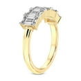 thumbnail image 4 of IGI Certified Emerald Shape Lab Grown Diamond Anniversary Band Ring For Women | 5 Stone 3 CT TW In 14K Yellow Gold | FG-VS1-VS2 Quality Ophelia Friendly Diamonds Band Ring, 4 of 5