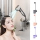 thumbnail image 1 of Soporte para secador de pelo montado en la pared con cuello de gallina flexible - Soporte para secador manos libres para organización del baño, giro de 360° y colgador de cable, 1 of 6