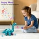 thumbnail image 5 of Juguete de dinosaurio Koonie con mando a distancia, lentejuelas reversibles, color morado, 5 of 7