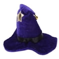 thumbnail image 4 of Pet Funny Halloween Hat, Cat Halloween Wizard Hat Easy To Maintain  For Holiday For Role Play, 4 of 8
