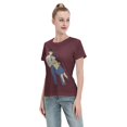 thumbnail image 4 of T-Shirt Basique à Manches Courtes pour Femmes Conan et Xiaolan, 4 of 6