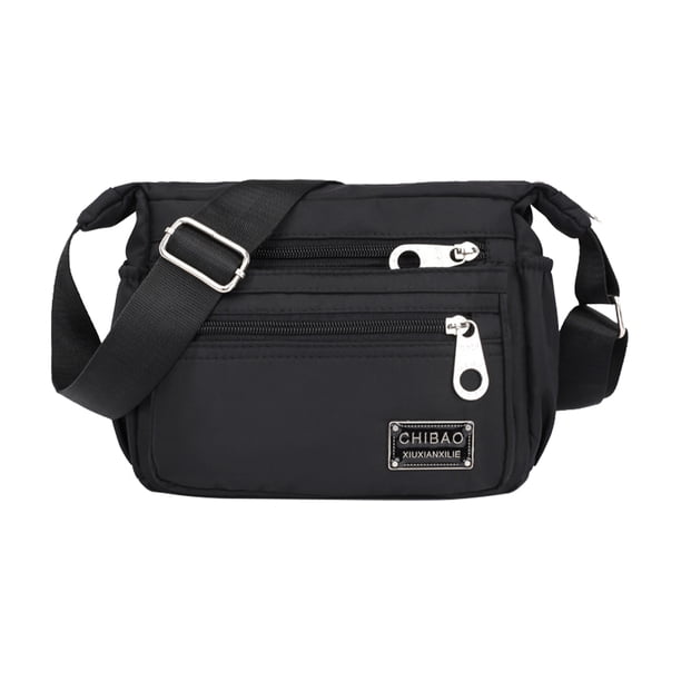 Crossbody Bag Casual Crossbody Purse Regalo para Mujeres Niñas Amigos (Negro)
