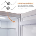 thumbnail image 4 of 4 Pcs Séparateur de Porte de Réfrigérateur Ressorts en Acier pour Porte à Faisceau Vertical Accessoires de Réfrigérateur, 4 of 8