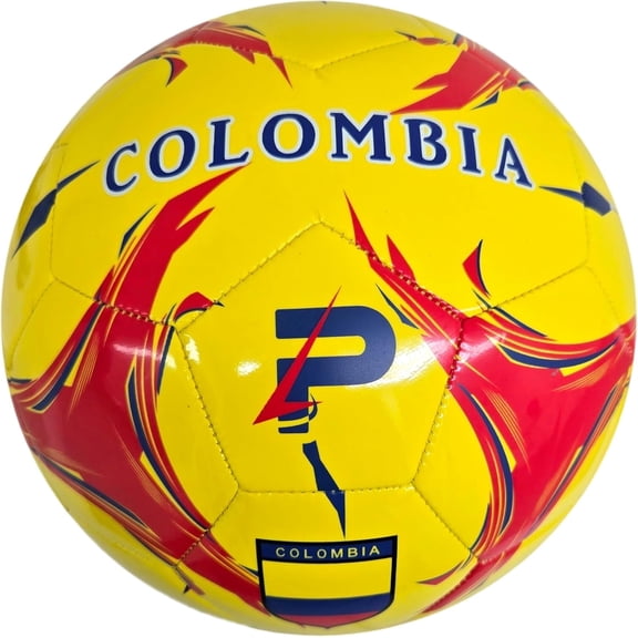 Country Training Soccer Ball - Elite Edition - For All Ages - Size 2, 3, 4 and 5 (COLOMBIA, 2)