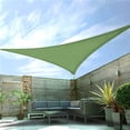 thumbnail image 1 of de triángulo rectángulo dosel de para Patios actividades de las instalaciones 10 'x 10', Red de sombrilla, anillos en D - Triángulo Ejército TriánguloVerde, 1 of 6