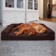 thumbnail image 3 of Furhaven Cama ortopédica para perros grandes con refuerzos extraíbles y funda lavable, para perros de hasta 125 libras - Sofá acolchado - Café, Jumbo Plus/XXL, 3 of 5