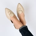 thumbnail image 6 of Journee Womens Mallorie Slip On Pointed Toe Mules Flats, 6 of 10