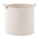 thumbnail image 1 of Cesta tejida de cuerda de algodón para organizar con asa decorativa multifuncional SG, 1 of 9