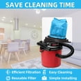 thumbnail image 6 of 12 Pack 38737 Dust Filter Bags Replacement for Craftsman 2 to 2.5 Gallon Wet/Dry Vacuums and Powerhead Bucket Vac, with 3 Retaining Bands Blue, Part# 9-38737/CMXZVBE38737, WORKSHOP, WS01025F2, VF2000, 6 of 7