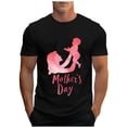 thumbnail image 2 of Tops para hombre, blusas y camisas de cuello redondo y manga corta para hombre, camisetas deportivas con estampados casuales para el Día de la Madre, blusas de cuello redondo y manga corta, blusas de, 2 of 5