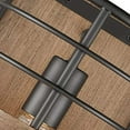 thumbnail image 2 of HYDELITE Farmhouse Metal Wall Sconce | Black Metal Cage with Wood Grain Canopy | 1-Light Cage | Corridor, Bedroom Wall Light | 60 Watts, 2 of 3