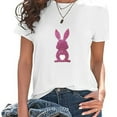 thumbnail image 7 of HBBKVI Easter Bunny Glitter Iron-on Patch - Sequin Embroidered Fabric Applique with Hot Melt Adhesive for DIY Decoration on Clothing and Bags, 4.5x2.2 Inch, 7 of 7