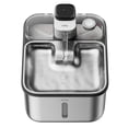 thumbnail image 1 of Fuente de agua Cat Qinliy inalámbrica de acero inoxidable 3.6L, 1 of 9