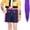 Orange & Blue, variant on Guvpev G'irls Popular Singer Halloween Cosplay Costume - Pop Idol Group Fantasy Stage Cosplay Outfits with Graphic T-Shirt, Skirt & Leggings for Halloween Cosplay Dress Up & Birthday Party