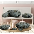 thumbnail image 4 of WOWMAX Three-Dimensional Curve Living Stones 7 Piece Set Floor Pillows Mixed Designs Home Decoration Stuffed Throw Pillows New Pebble Pillows Aerolite, 4 of 14