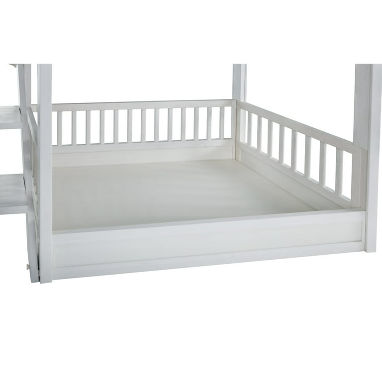 Ecoflex Large Doggy Bunk Bed - Antique White, Durable Doggie Frame