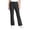 Black, variant on Samdudou Girls Flare Leg Sweatpants Elastic Waist Bootcut Trousers Casual Activewear Bottoms Sporty Yoga Pants Lounge Clothes for School Sports Size 5-15 Years