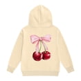 thumbnail image 6 of Mercatoo Girls Long Sleeve Hooded Sweatshirt Thick Graphic Hoodie Cute Pullovers Tops Cute Tween Sweatshirt Blanket for Kids, 6 of 8
