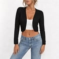 thumbnail image 2 of Diufon Womens Cardigan Lightweight Long Sleeve Open Front Cardigans Cropped Shrug Cardigans for Dresses Vacation, 2 of 8