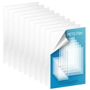5 pcak Acrylic Sheet Plexiglass Sheet Clear Acrylic Perspex Sheet Plastic Sheeting, Durable Water Resistant PET Sheet, for Crafting Projects, Picture Frames, Cricut Cutting and More, 2/5/10/20pcs