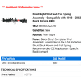 thumbnail image 2 of Front Right Strut and Coil Spring Assembly - Compatible with 2013 - 2022 Buick Encore AWD 2014 2015 2016 2017 2018 2019 2020 2021, 2 of 2