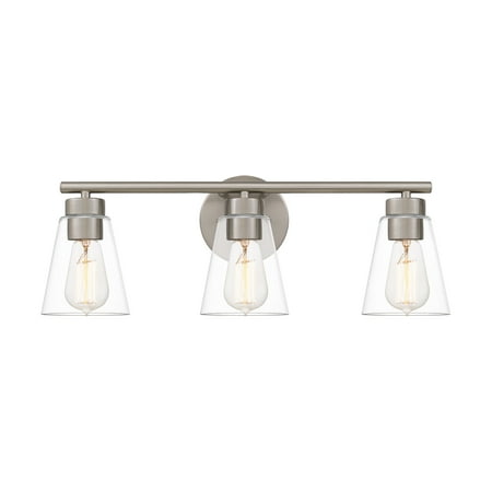 

Meng Edmonton 3-Light Brushed Nickel Vanity Light