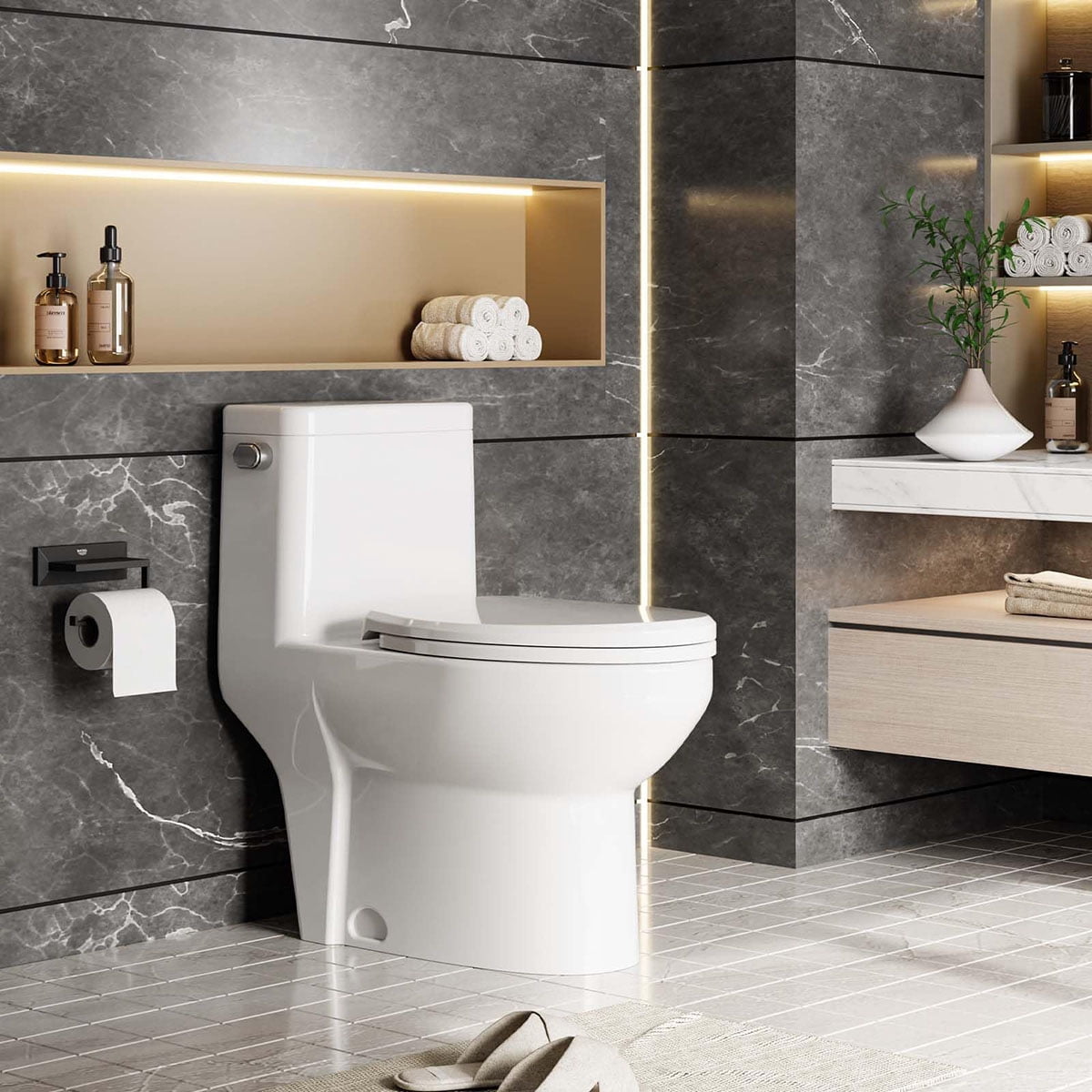 Duravit 2185010002 Starck 1.28 GPF Elongated Chair Height Toilet